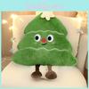 Cozy Christmas Tree Stuffed Animal Plush Pillow Cute Holiday Gift For Kids And Adults
