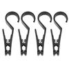 4pcs Tent Tarp Hook Clips Multipurpose Portable Hanging Tarp Hook Clip for Outdoor Activity