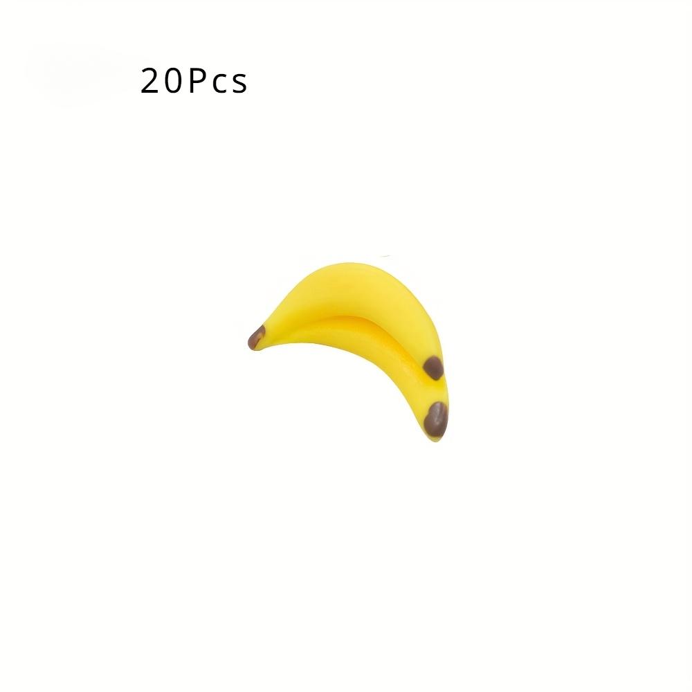 

20 шт. DIY Мини-модель банана, украшения, аксессуары для рукоделия, товары для дома, идеальные украшения своими руками, товары для рукоделия 20Pcs