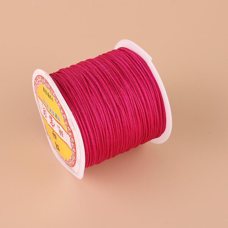 Boting Jade No. 72 0.8mm Nylon Thread for DIY Braided Cord Bracelet Weaving and Pendant Making.