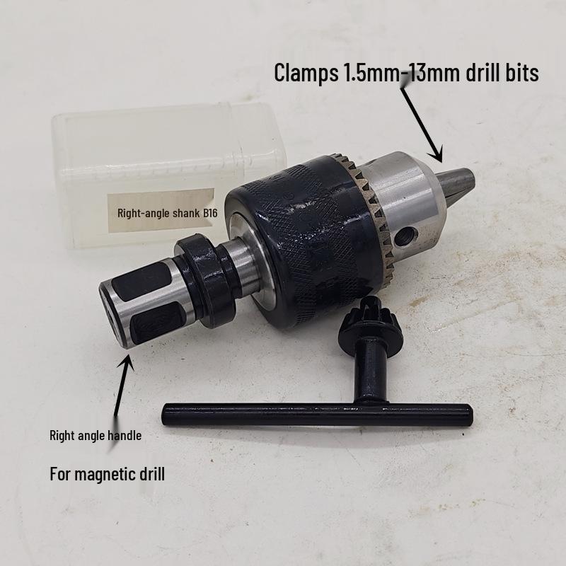 Morse Taper Shank Drill Chuck Set 1-13mm with Bench & Magnetic Drill Compatibility