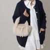 Herbst/Winter 2025 Vielseitige Plüsch-Crossbody-Bucket-Bag