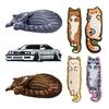 Plush Cat Rug Cute Cartoon Kitten Floor Mat Anti-Slip Soft Bedside Rug for Bedroom Living Room Playroom Kids Room Decor