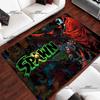 Horror Hellbringer Pattern Decorative Carpet Square Flannel Spawn Rugs Modern Home Living Room Floor Mats Bedroom Carpet