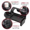 Door Panel Hook Type Multifunctional Storage TYPE2 Drink Holder Phone Case Black Car Accessories Car Interior Storage Car Interior Storage General