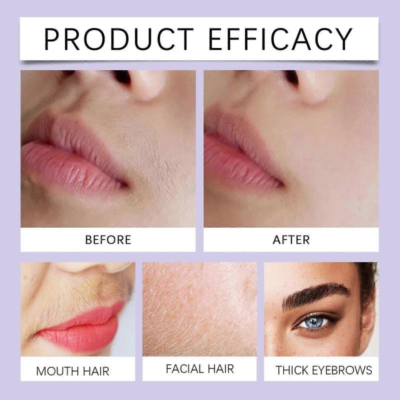 Ansiktshårborttagningskräm - Mild och lugnande ansiktshårborttagningskräm för kvinnor - Säker för känslig hud