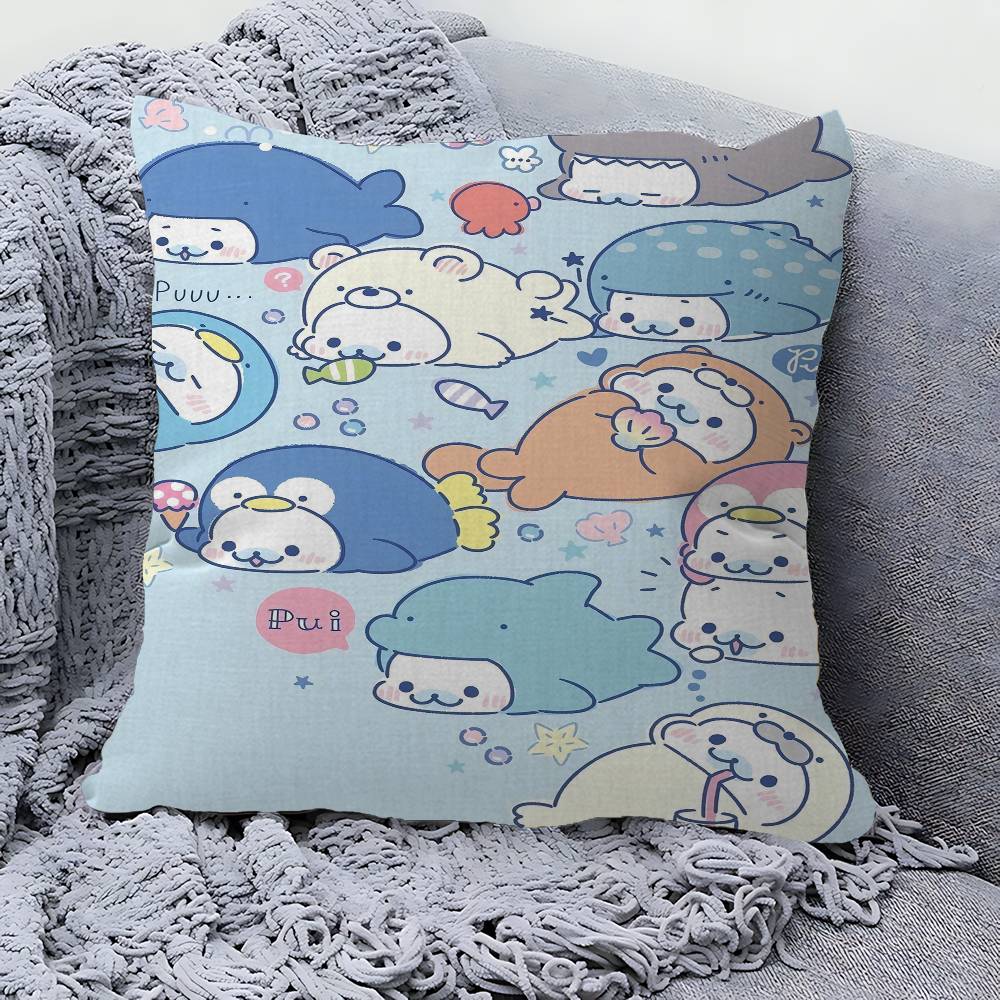 Kawaii Cartoon Mamegoma CUTE Cushion Cover Decorative Pillow Sofa Home Decor Case Pillow Cases