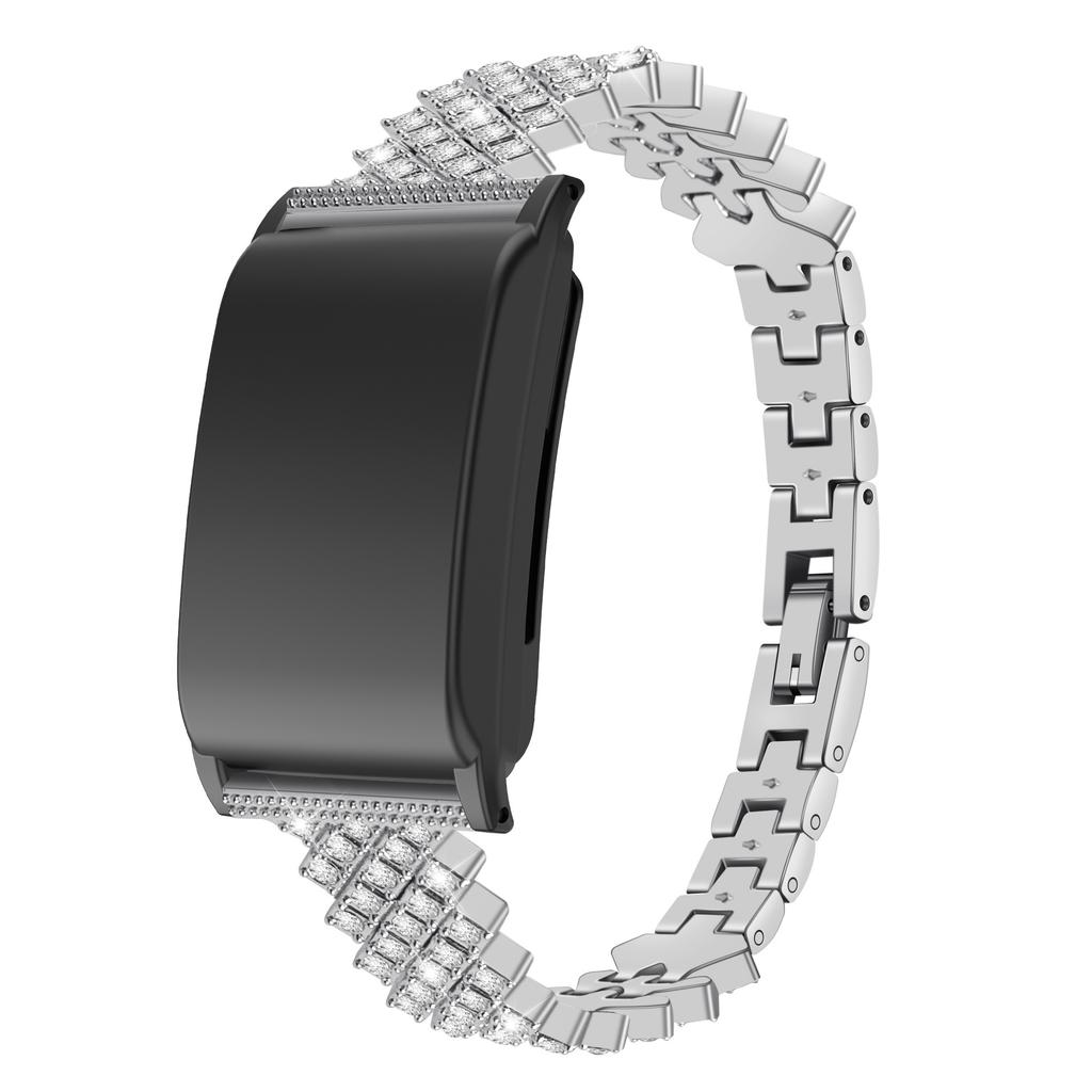 Bling Diamantarmband För Whoop4.0 Lyxigt Rostfritt Stålband För WHOOP Kvinnor Metall Smartklocka Ersättningsarmband Tillbehör