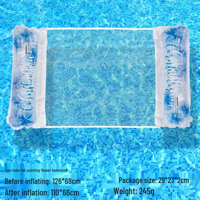 Grenzüberschreitender Faltbarer Aufblasbarer Schwimmender Liegestuhl mit Rückenlehne und Netz