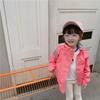 Children's Velvet Ski Jacket – Windproof, Hooded Fleece for Spring & Autumn, Trendy Design for Kids
