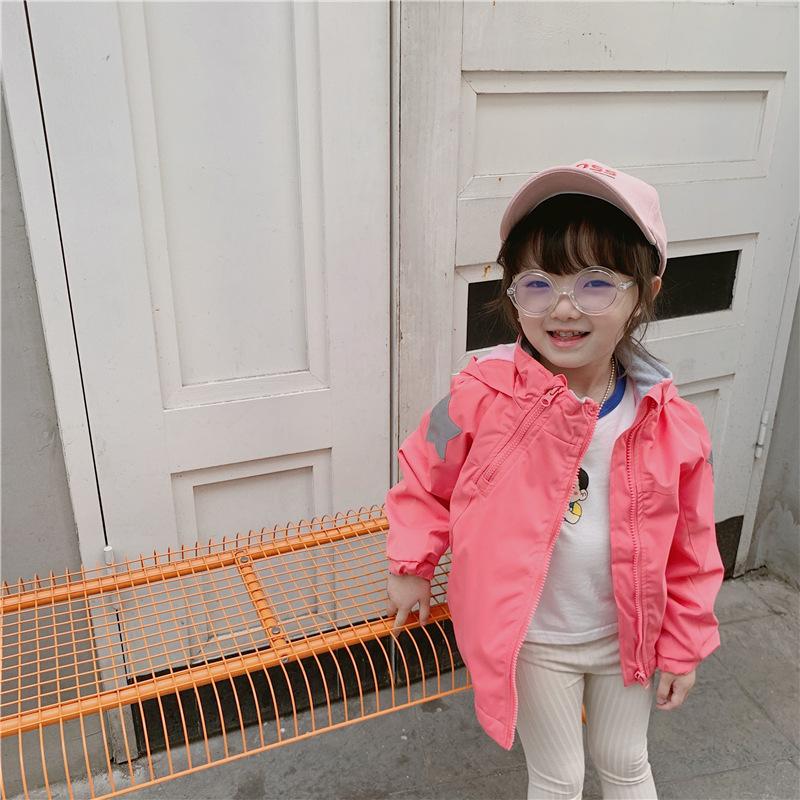Children's Velvet Ski Jacket – Windproof, Hooded Fleece for Spring & Autumn, Trendy Design for Kids