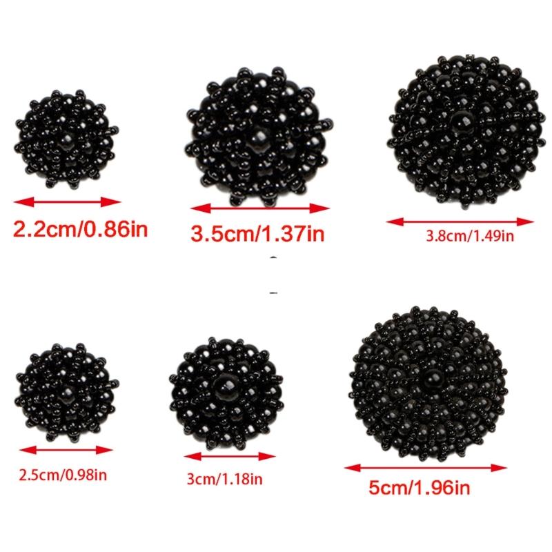 Multuse Pearls Buttons For Clothing Resin Bead Buckle Easy To Sewing For Shirts Dresses And Coat All Matching Garment