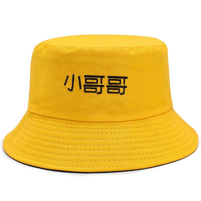 Letter Embroidery Printed Double Faced Bucket Hat Fisherman Hats Gift Fashion
