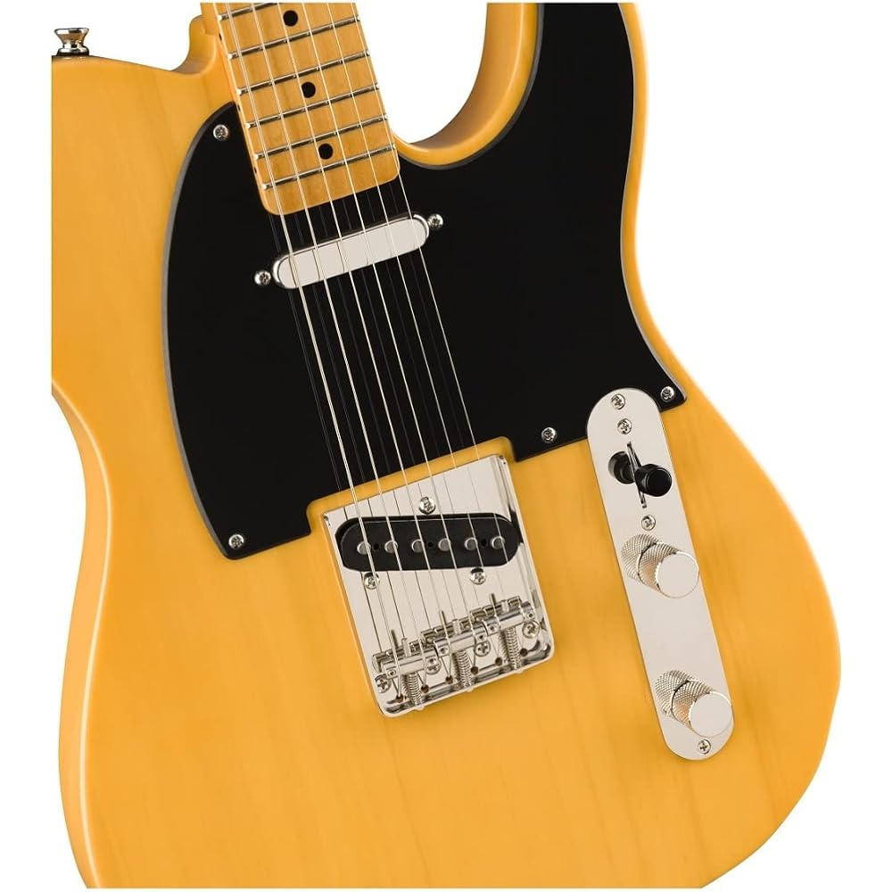 Squier by Fender Electric Guitar Classic Vibe 50s Telecaster®, Butterscotch Blonde with Soft Case