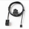 Car AUX Audio Adapter AUX Socket Power Cord For For Opel for CD30 CDC40 CD70 DVD90 12V Aux Audio Cable Socket Interface Adapter