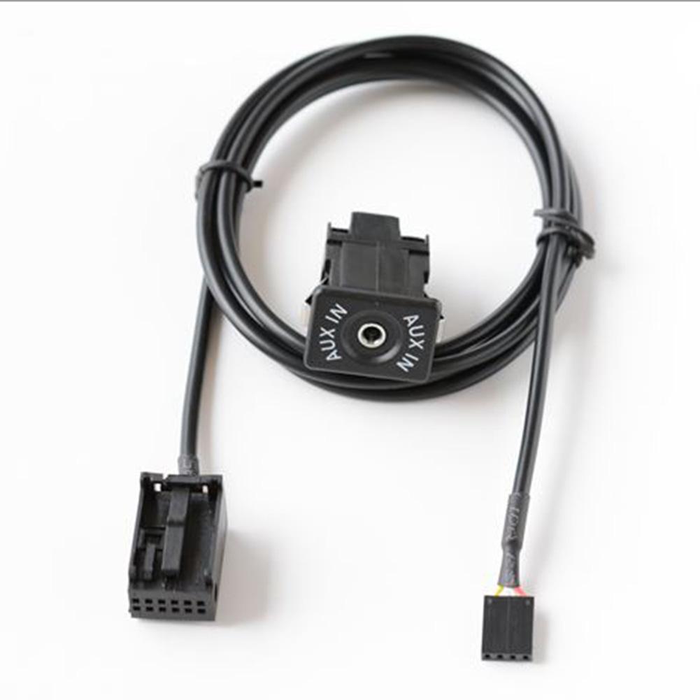 Car AUX Audio Adapter AUX Socket Power Cord For For Opel for CD30 CDC40 CD70 DVD90 12V Aux Audio Cable Socket Interface Adapter