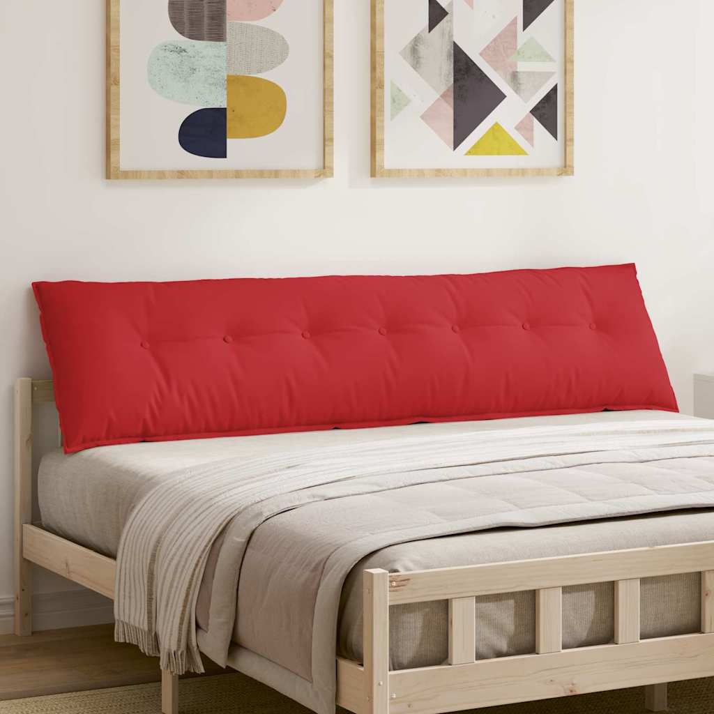 Back Cushion Red 200 x 19 x 50 cm Fabric