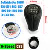 Suitable For BMW E87 X1 X3 X5 E46 E36 E82 Shift Knob Manual Transmission 5/6 Speed Shift Lever Head Manual TransmissionGear Stic