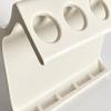 5-Opening 3D Print Toothbrush Rack, Wall-Hanging Storage Holder with Open Structure for Cleaning Counter Space, Bathroom Accessory