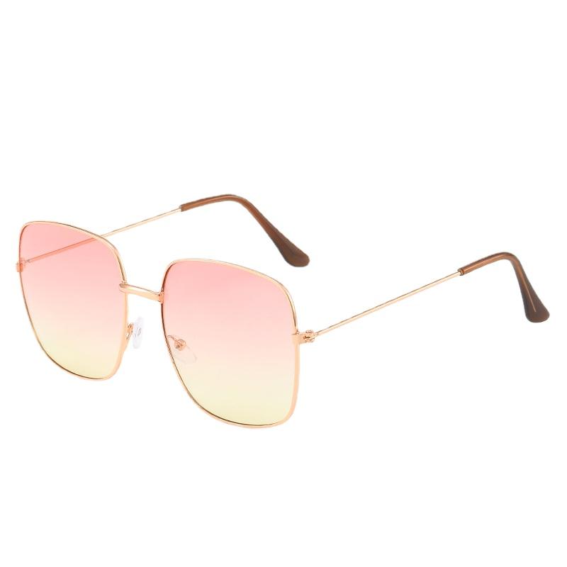 New Women'S Metal Ocean Sheet Sunglasses Women Shading Gradient Sun Glasses Fashion Men'S Driving Eyewear Uv400