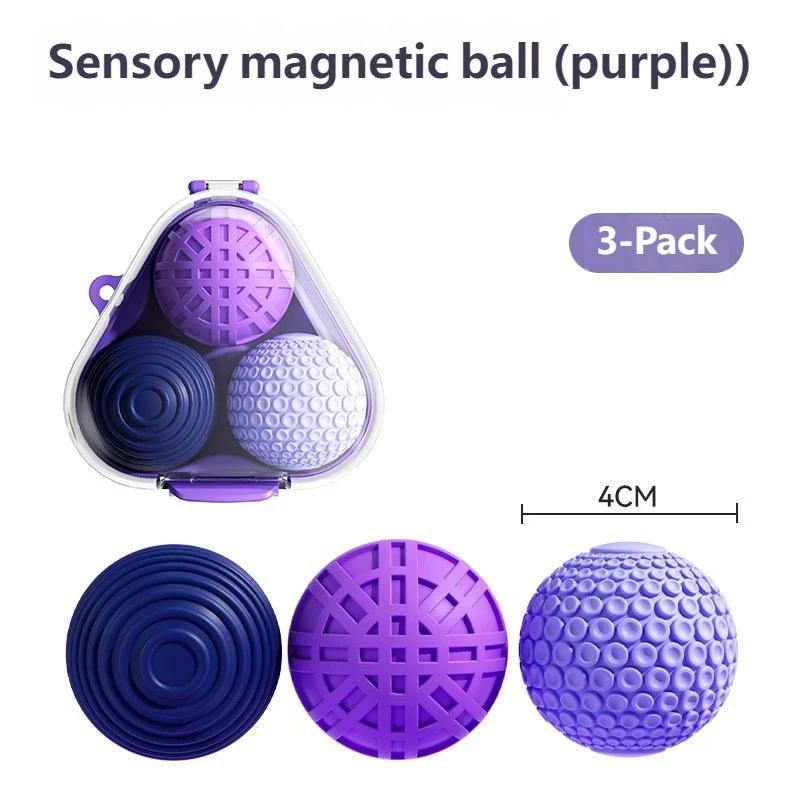 Silikon Magnetische Sensorische Bälle Fidget Spielzeug Kind Erwachsene Angstlinderung Stress Sensorische Spielzeuge Texturen Dekompression Magnetischer Ball