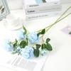 6 Pcs Artificial Peony Flowers Fake Flowers Silk Peonies Flowers Vintage Home Birthday Party Decoration Office Wedding Decor