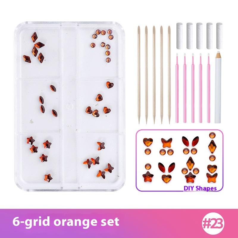 1 Set Dental Tooth Gems Crystal Diamond Heart Round Shaped Ornament Diy Tools Various Shapes Color Teeth Jewelry Denture