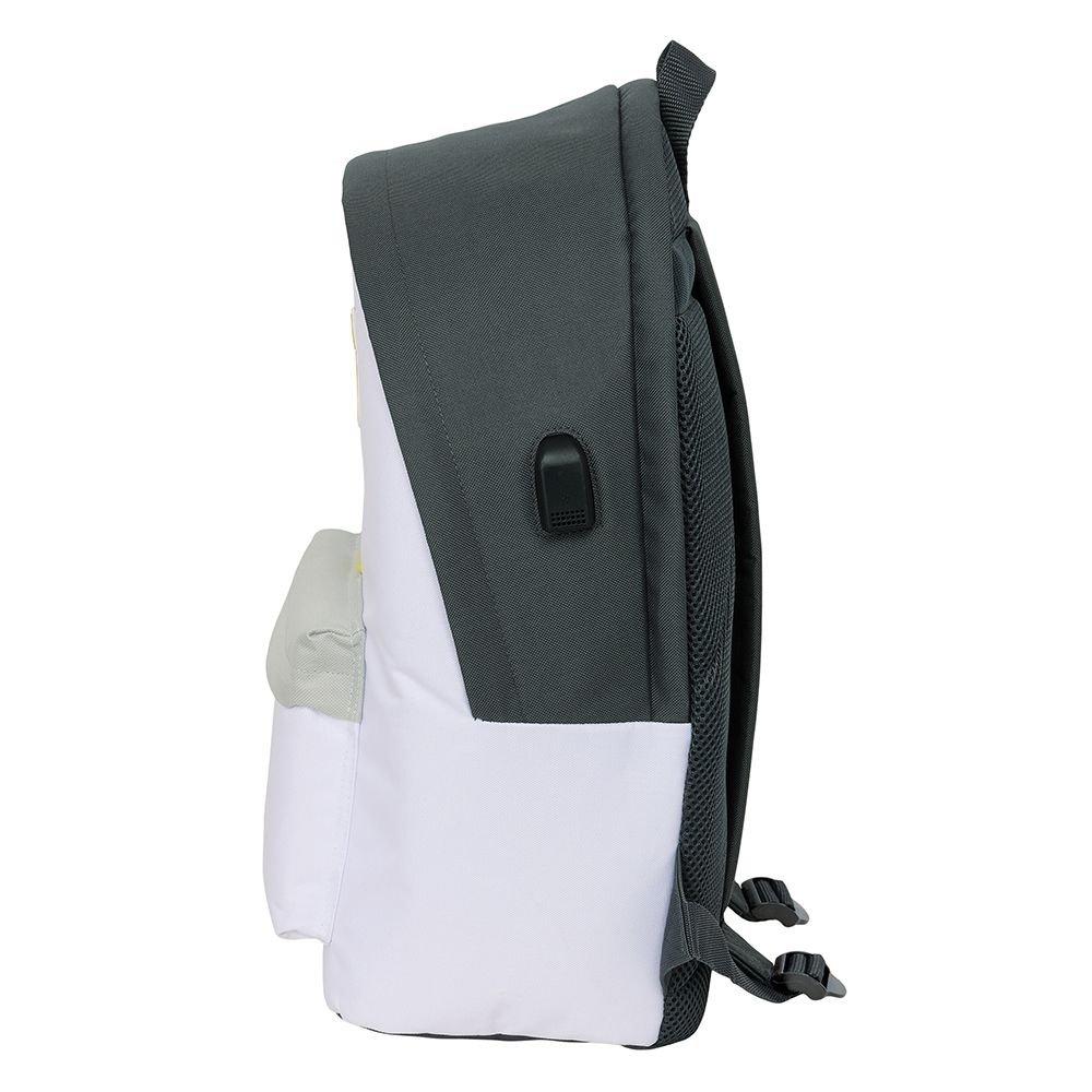 Real Madrid Sportrucksack mit USB und Laptopfach Doppelrucksack 612554820 mehrfarbig