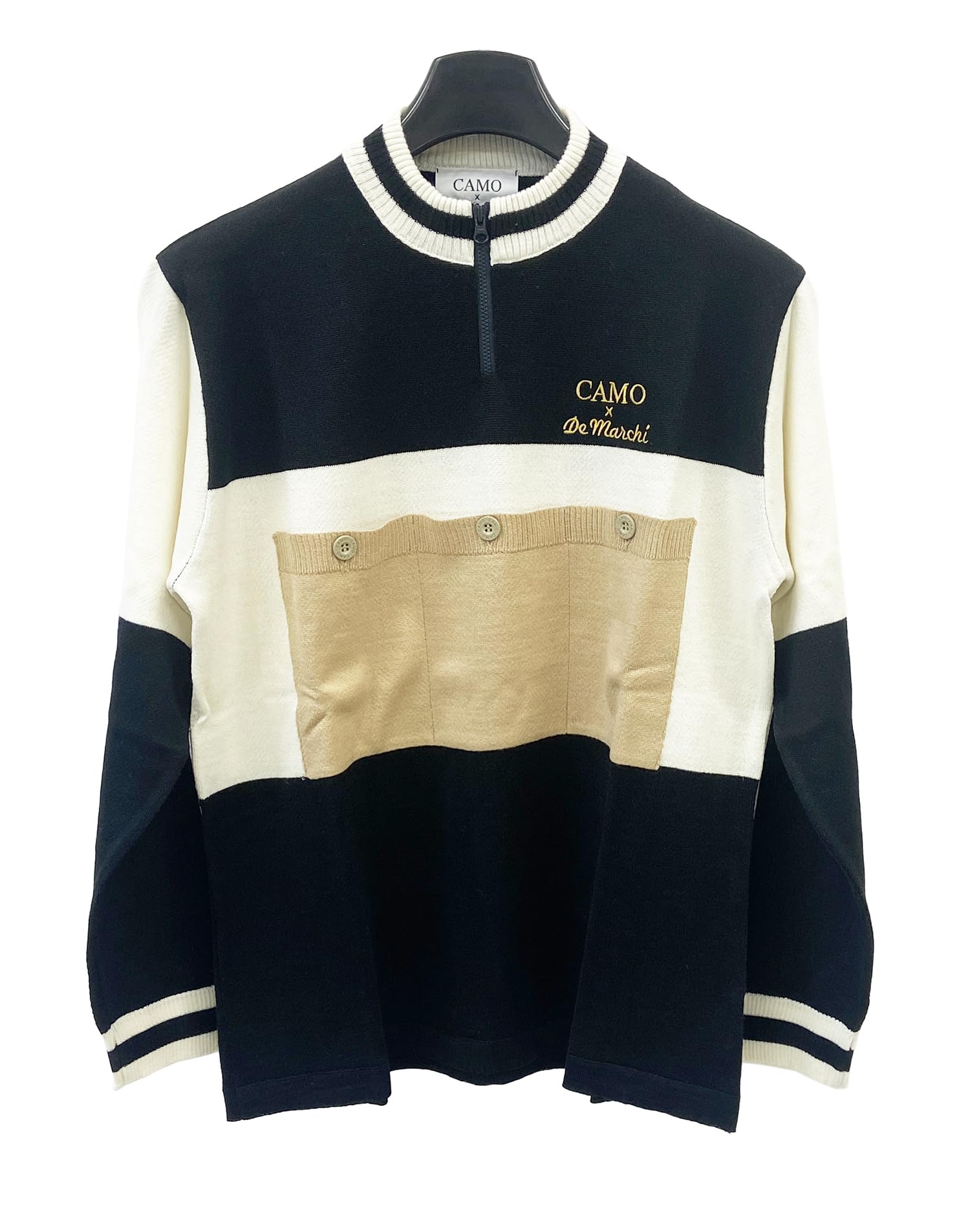 

Demarchi Classic Camo X Wool Men s Jersey, Black/Beige