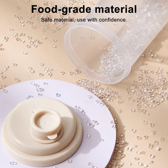 Soy Milk Coffee Mug with Sealed Lid Portable Mini Water Cup Leak-proof Water Bottle Breakfast Cup Reusable Drink Container for Home Office & Travel