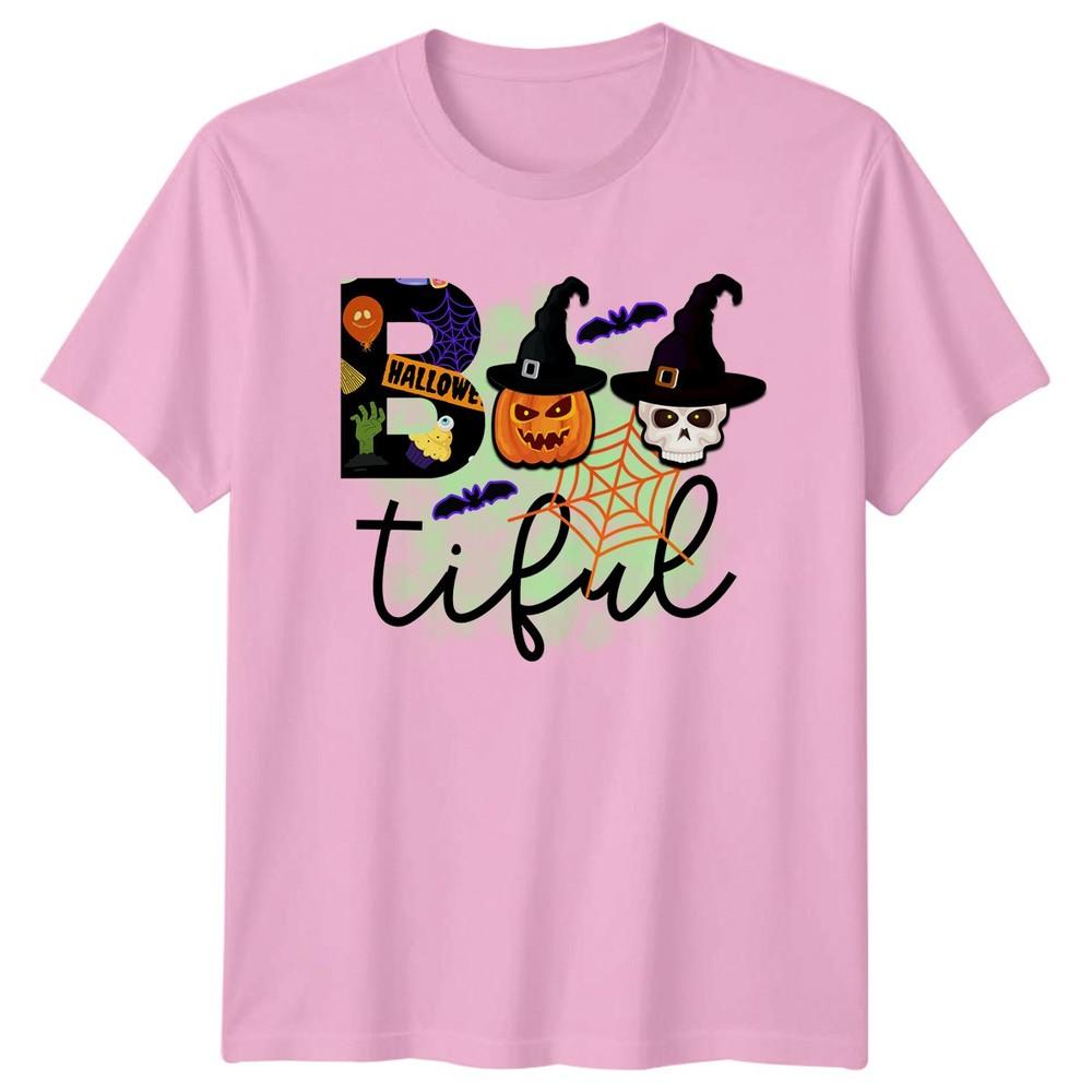 Bootiful Halloween Unisexs TShirt Witchy Spooky 2026 Halloween Gift For Her
