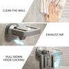 Bathroom Slipper Rack Hanging Shelf Hook Wall Mounted Slipper Hanger Suction Cup Shoe Storage Rack Easy to Install
