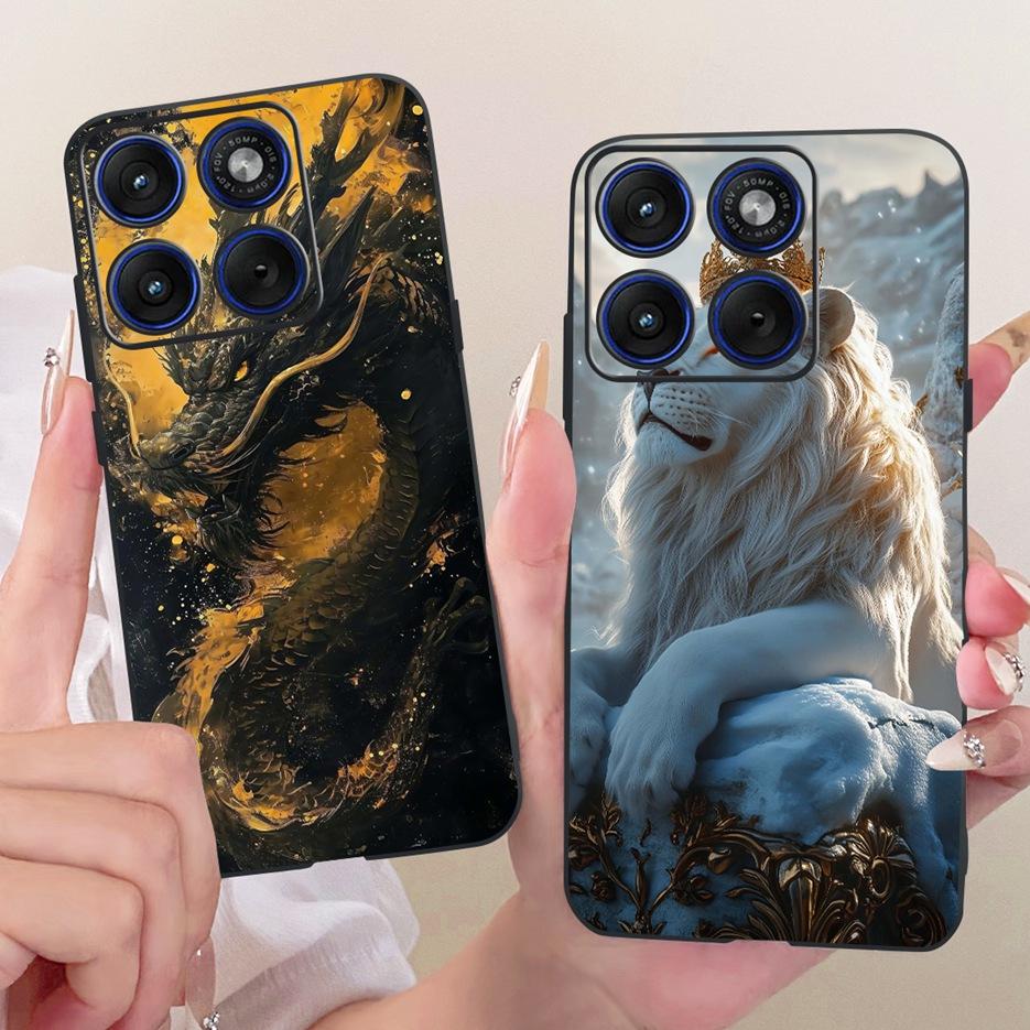 For Motorola Edge 70 Case XT2601-2 Luxury Butterfly Painted Cover Soft Silicone Case For Motorola Edge 70 Fusion Edge70 5G Shell