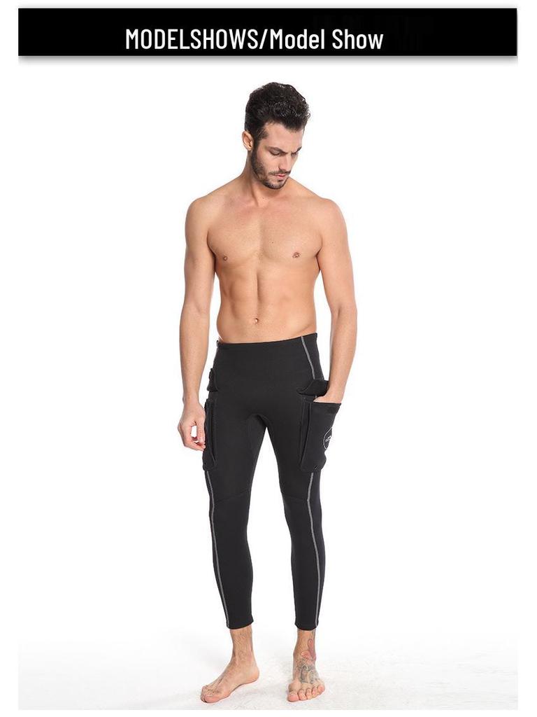 Sharkbat Men's 3MM Cold-Proof Diving Pants - Sun Protection, Warmth, and Snorkeling Comfort
