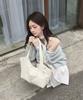 Verdan Aube Suede Shopper Bag_Cream