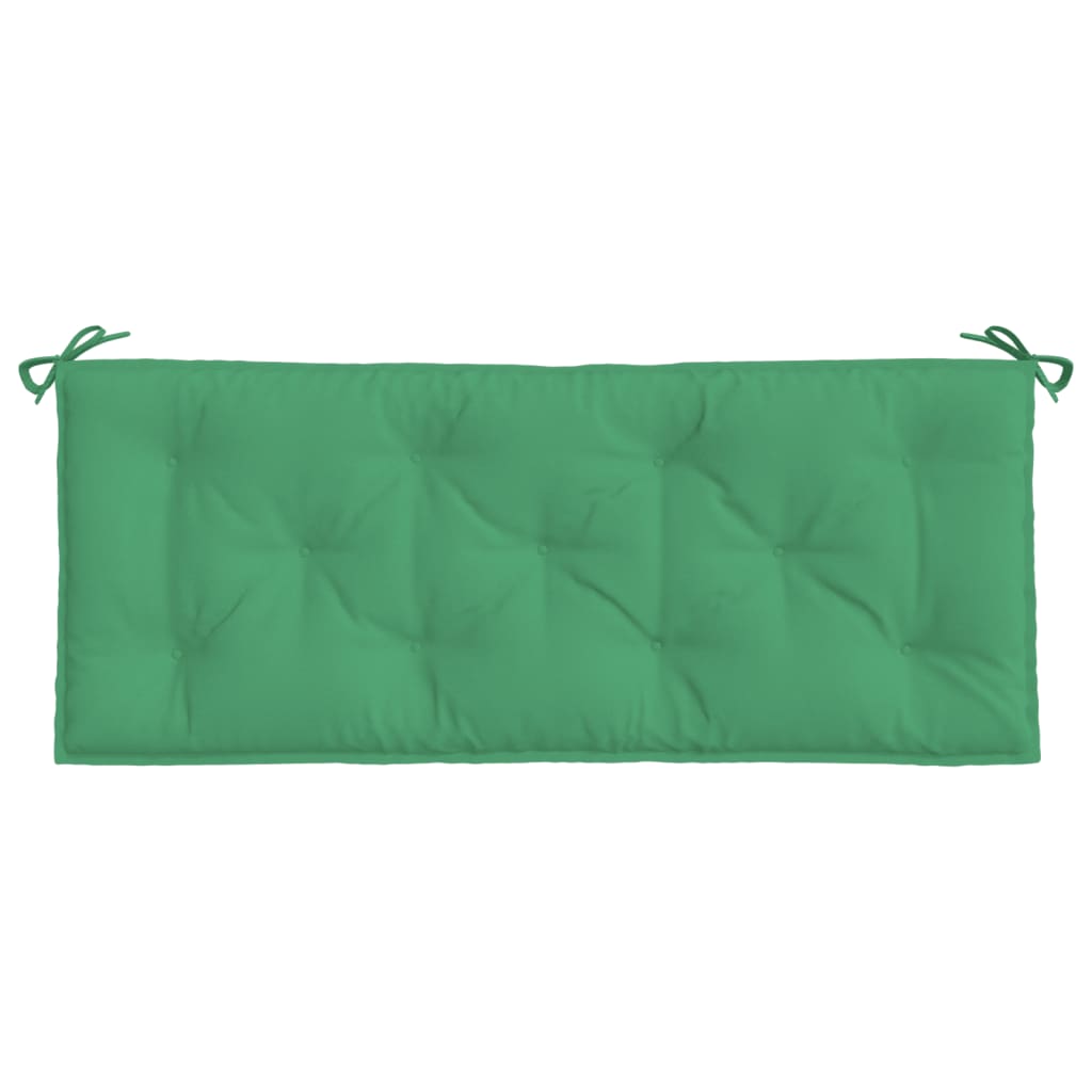 Garden Bench Cushions 2 Pcs Green 120 X 50 X 7 Cm Oxford Fabric