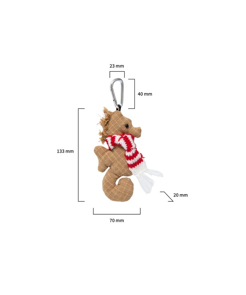 119REO Lucky Set Classic Backpack + Lucky Keyring (Red Horse, Seahorse)