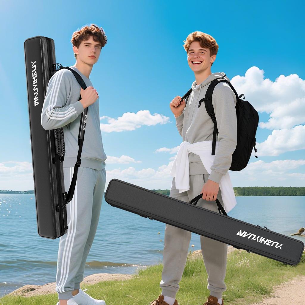 Geantă de Depozitare Accesorii de Pescuit cu Capacitate Mare, Carcasă Rigidă, (30 de tije), Rezistent la presiune, hidrofug, antiglonț cu opt straturi