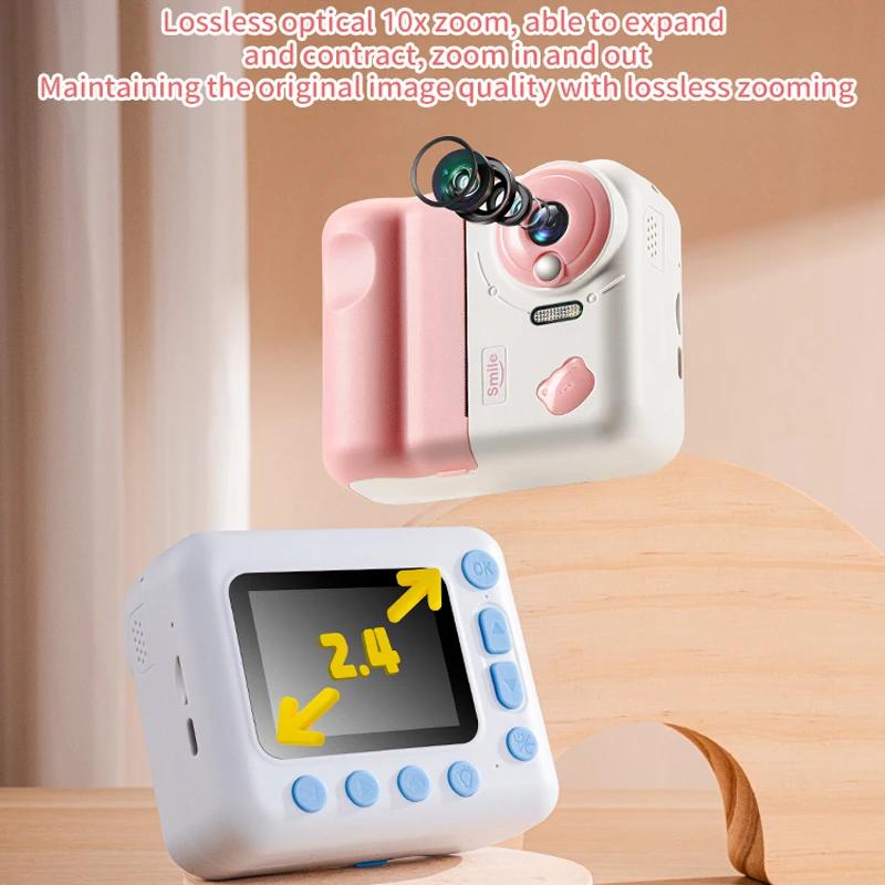 Non-Toxic Children Camera 1080P Hd Toddler Digital Video Camera Pography Mini Cam Kids Camera Toys For Children Gift Christmas Birthday Gift