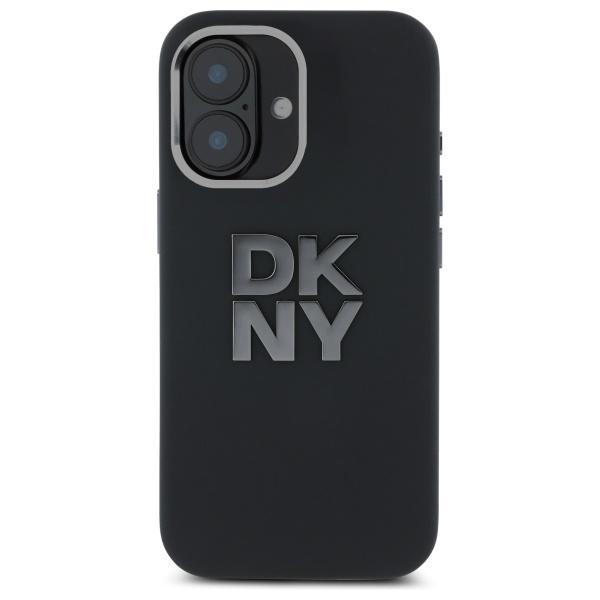 Dkny Dkhcp16Ssmcbsk Iphone 16 6.1       Czarny/Black Hardcase Liquid Silicone Metal Logo