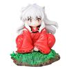 Inuyasha Action Figure Manga Figurine Anime Peripheral 10.5cm Q Version Model Doll Ornament PVC Desktop Decoration Gift for Kids