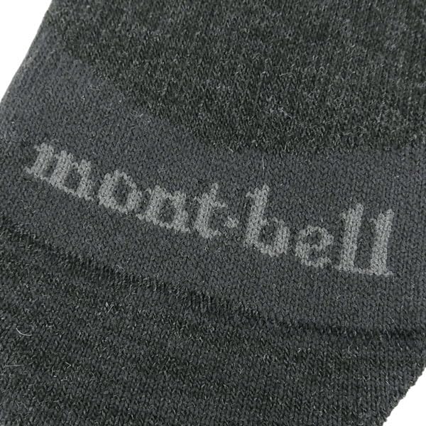 Wickron Walking Short Socks 1118532 L [Montbell] Men's (Black (BK) / (26-28cm))