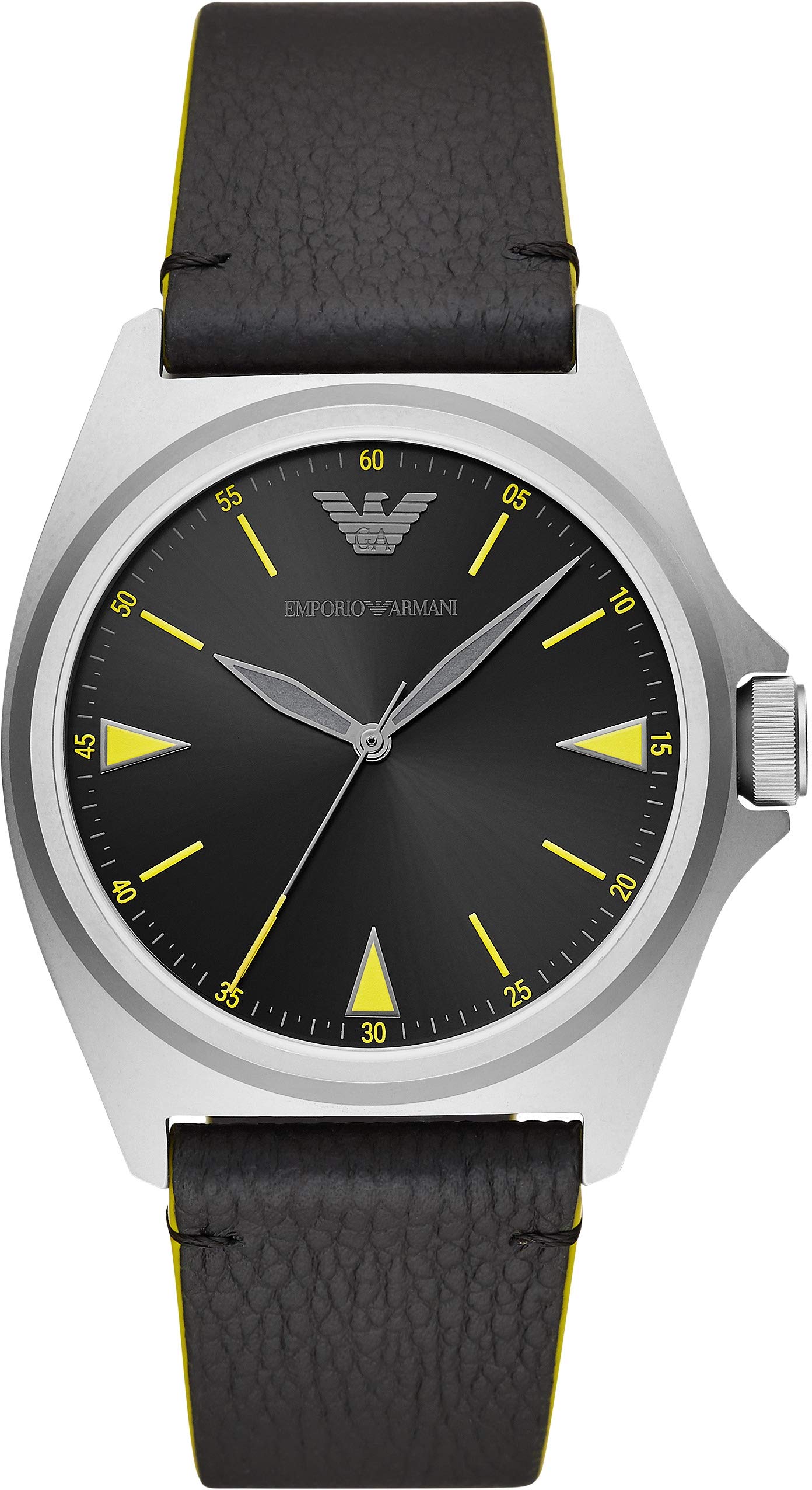 

Emporio Armani AR11330 Officially Black Men s Watch, Imported,