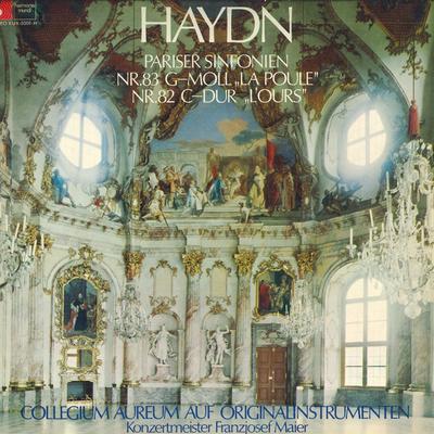 LP Record COLLEGIUM AUREUM AUF ORIGINALINSTRU - Haydn: Symphony No. 83 The Hen / Sy KUX3001HPROMO HARMONIA MUNDI Japan Classical Used