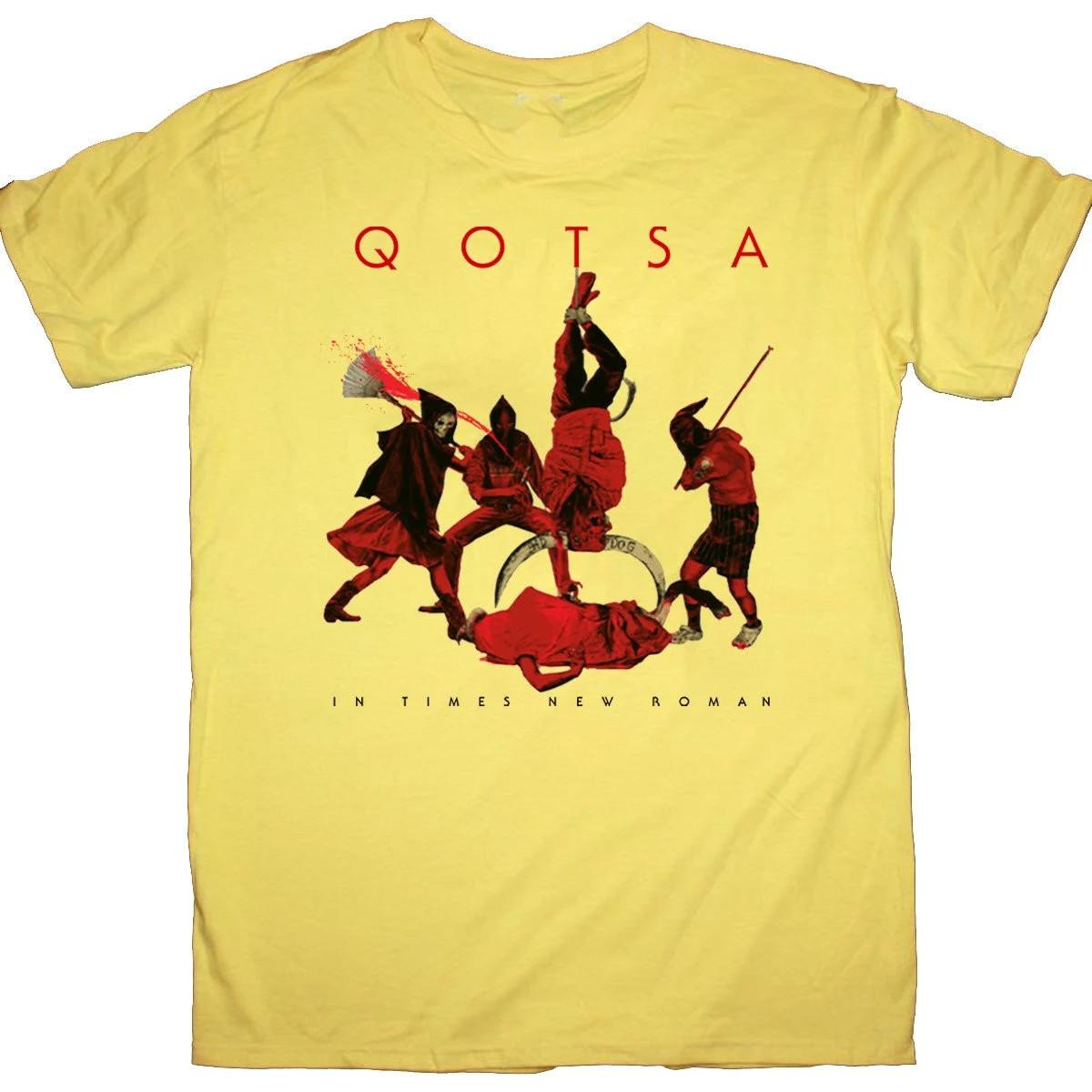 Queens of the Stone Age in Times New Roman Yellow S-5Xl Shirt S
