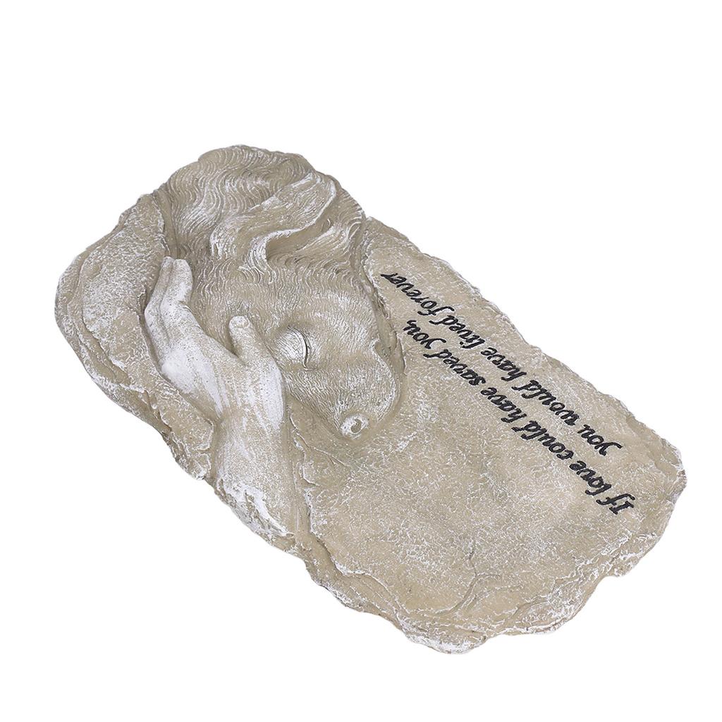 Haustier Gedenkstein Garten Gedenk Grabstein Harz Hund Katze Grabstein für Rasendekoration Typ C