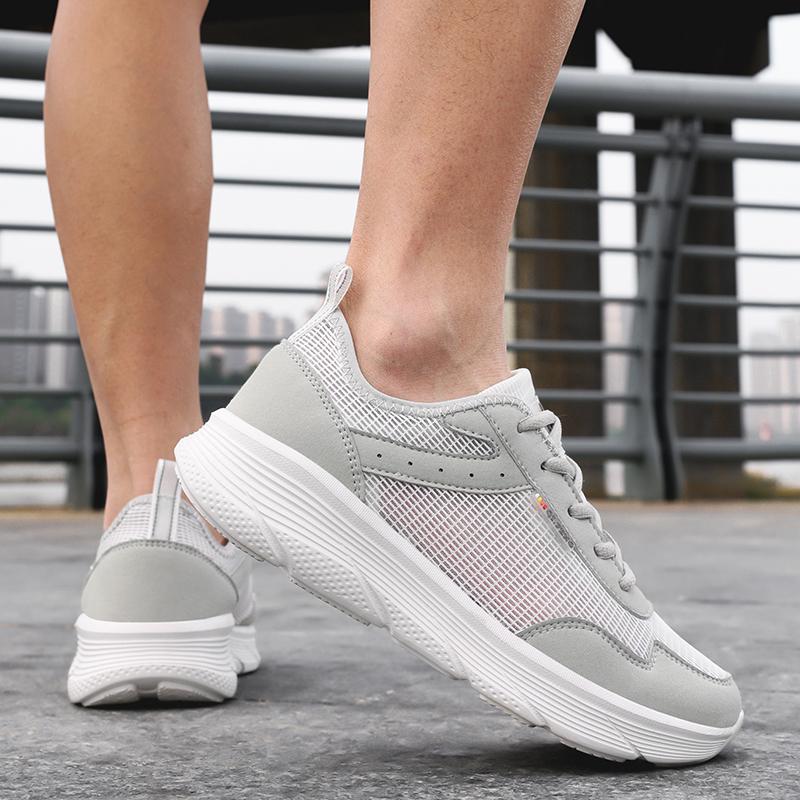 Herren-Laufschuhe, atmungsaktiv, Sport-Sneaker zum Schnüren, bequem, lässig, Wanderschuhe, Sportschuhe für das Training