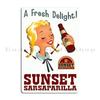 Vintage Style Metal Tin Sign for Kitchen Bar Coffee Shop Interior