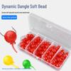 Dynamic Soft Bead Jigging Lure with Tail for Carp Fishing
