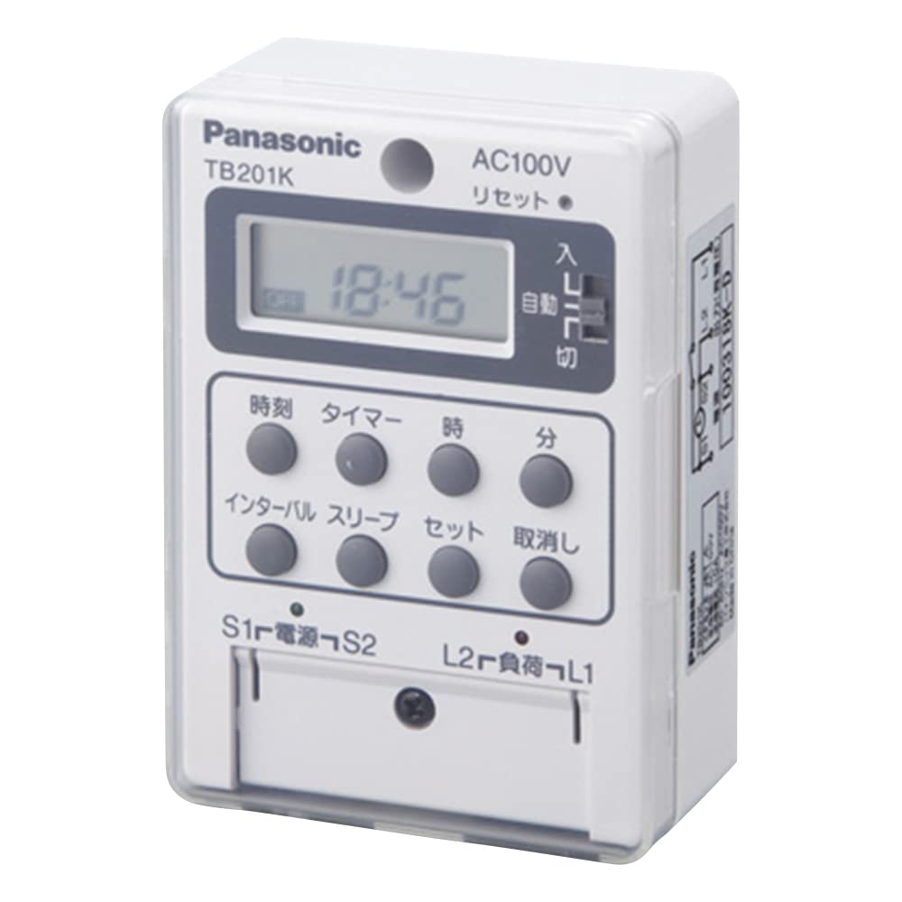 

Panasonic Box Type Electronic Time Switch 24 Hour Type 1 Circuit Type Same Circuit TB201KP